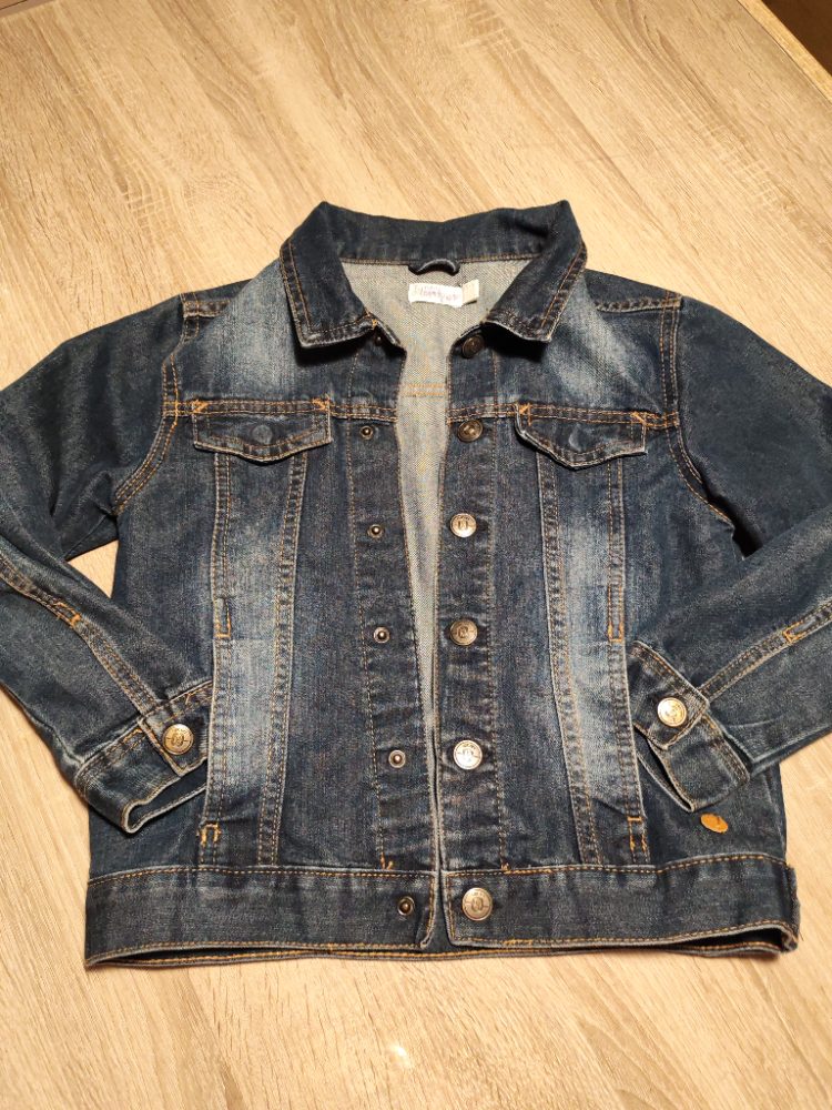 Orchestra Veste en jean enfant bleu brut