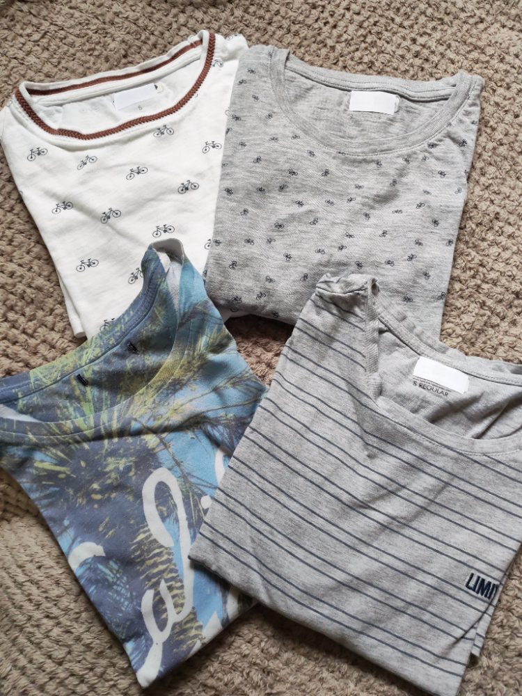 Kiabi Lot de 4 t-shirts garçon motifs variés