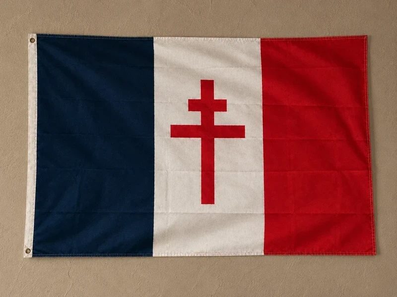 amazon Drapeau de France croix de Lorraine