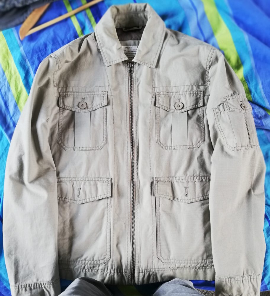 celio Veste cargo beige à poches