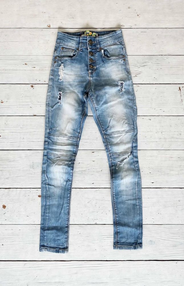 Coolcat Jean slim déchiré bleu clair Coolcat