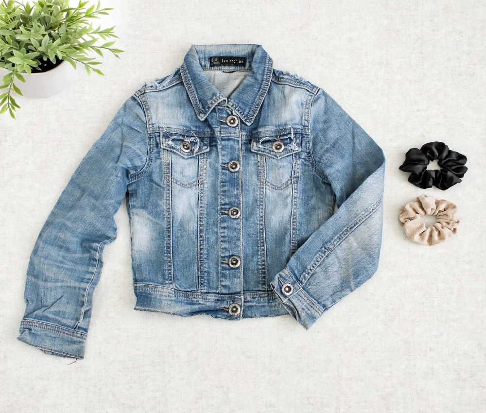 Lea caprice Veste en jean Lea caprice bleu clair