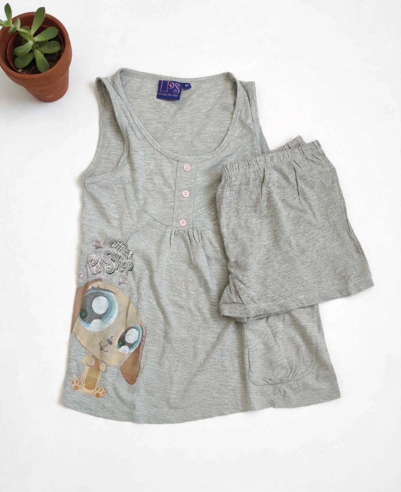LPS Pyjama LPS Littlest Pet Shop gris 150
