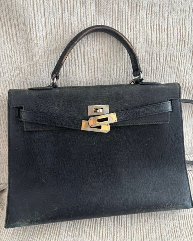 Hermes Sac Kelly noir (rare)