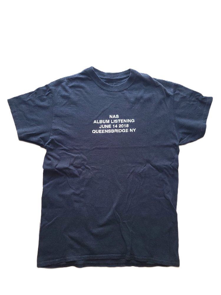 NAS T Shirt Noir Nas Album Listening June 14 2018 Queensbridge S XS