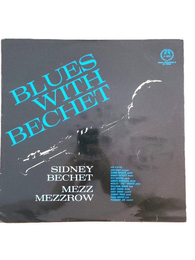 Concert Hall Vinyle LP Sidney Bechet & Mezz Mezzrow – Blues With Bechet (Pressage France)