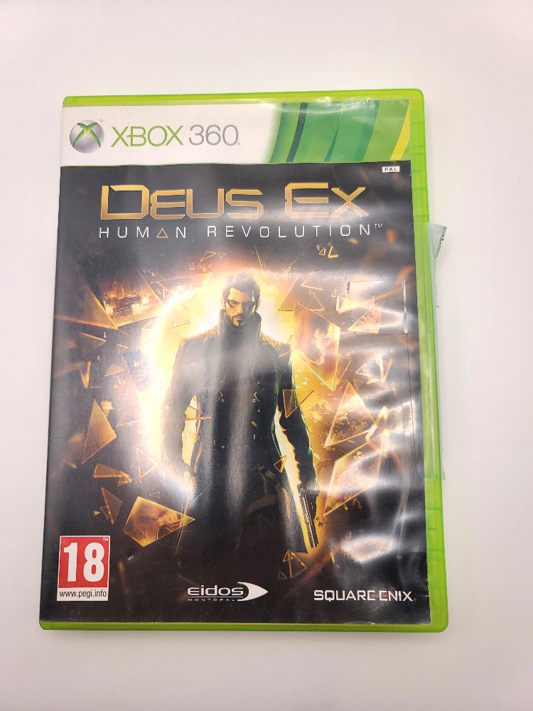 Square Enix Jeu Xbox 360 - Deus Ex: Human Revolution (Complet / Bon état)