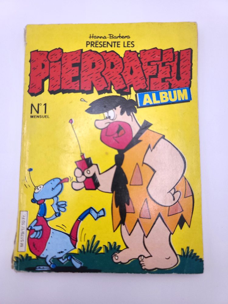 Hanna Barbera BD Les Pierrafeu Album N°1 Mensuel (1983) — Eurédif / Hanna-Barbera