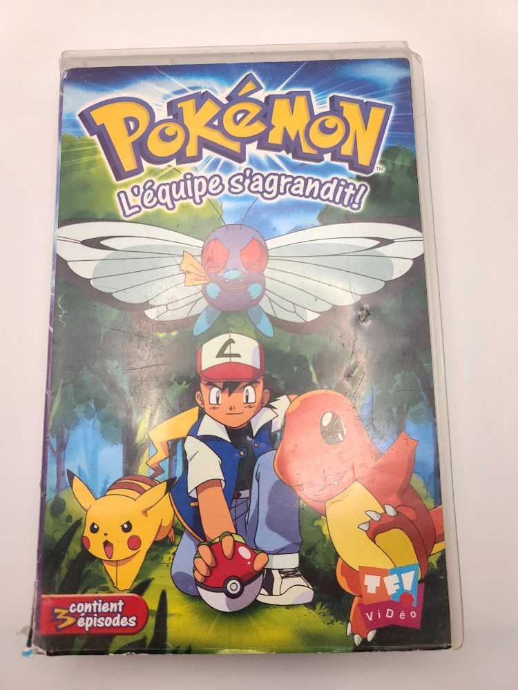 TF1 Vidéo Cassette VHS Pokémon Volume 4 - L'équipe s'agrandit ! (TF1 Vidéo)