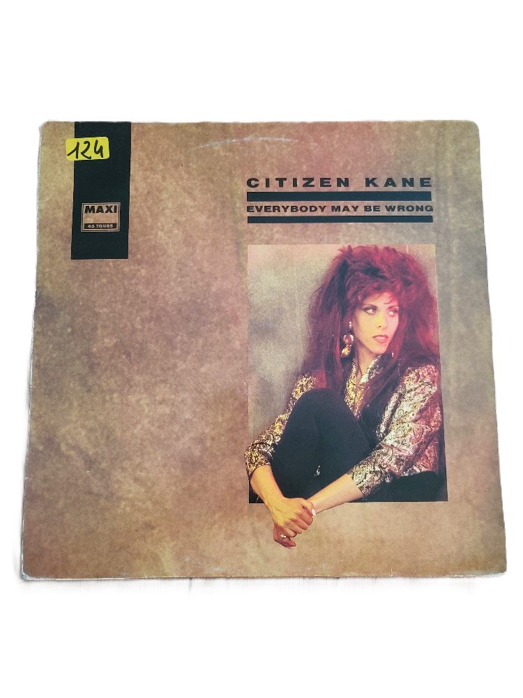 Airplay Records Maxi 45T Citizen Kane - Everybody May Be Wrong (1991) - House / Italo House