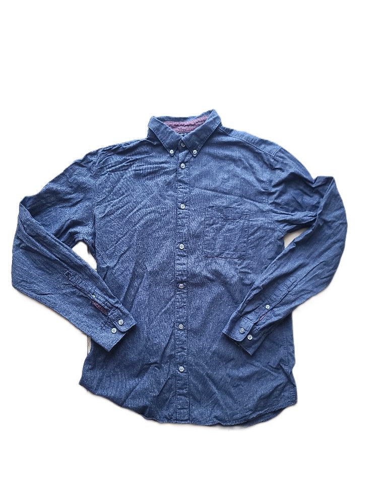 Selected Homme Chemise Selected Homme Heritage Bleu Marine Coton - Taille M 40 - Regular Fit
