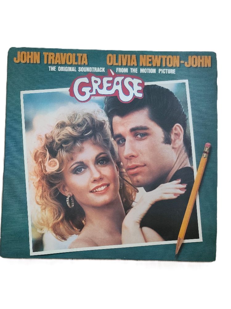 Sans marque Double Vinyle LP Grease BOF Travolta Olivia Newton-John RSO 1978 - G+/VG