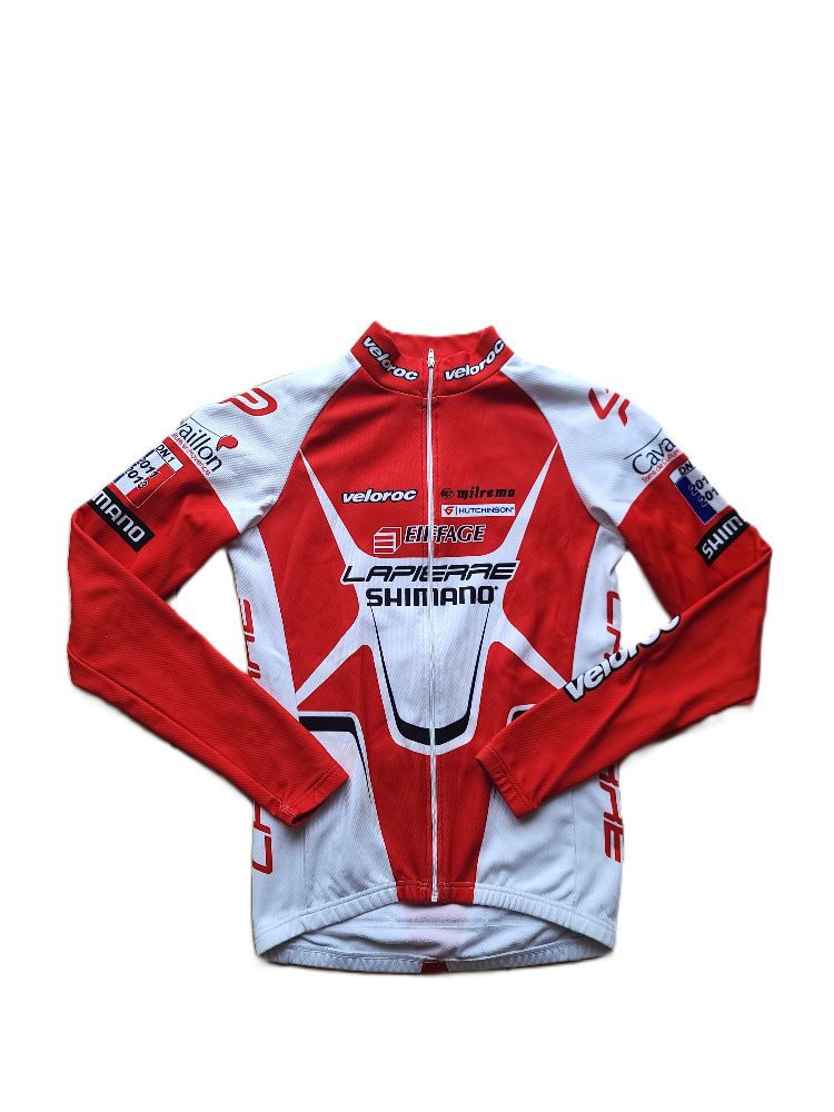 Milremo Maillot cyclisme Veloroc Lapierre Shimano rougeVeste / Maillot Cycliste Milremo