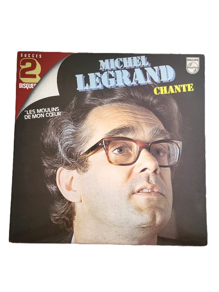 Philips Double Vinyle Michel Legrand Chante Les Moulins De Mon Cœur - 2xLP Gatefold Phil