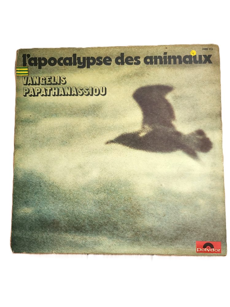 Polydor Vinyle LP Vangelis Papathanassiou – L'Apocalypse Des Animaux Original Polydor 19