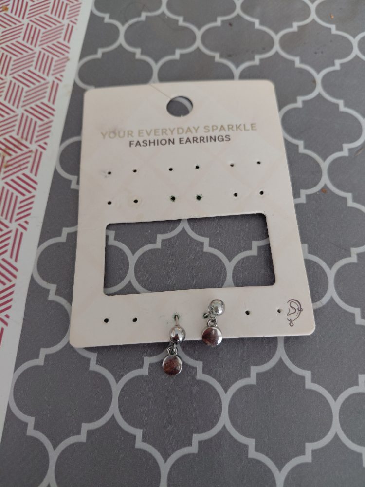 Sans marque Boucles d'oreilles Fashion argentées perles