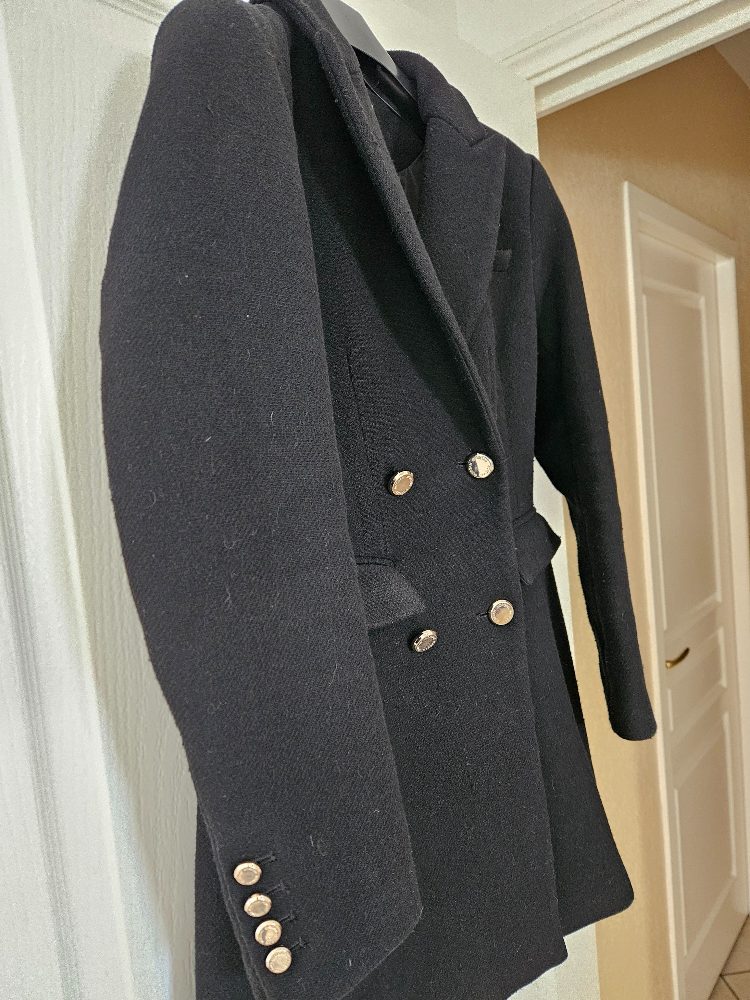 Morgan Manteau Morgan noir double boutonnage