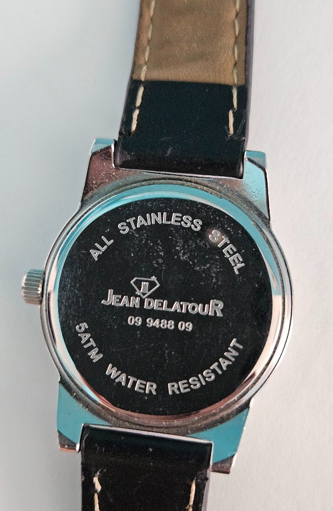 Jean Delatour Montre Jean Delatour cadran romain turquoise