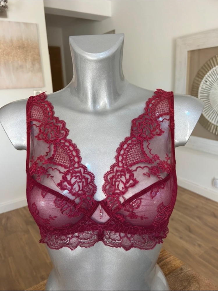 Lise Charmel Soutien-gorge Lise Charmel Prune - Dentelle de Calais - 90D