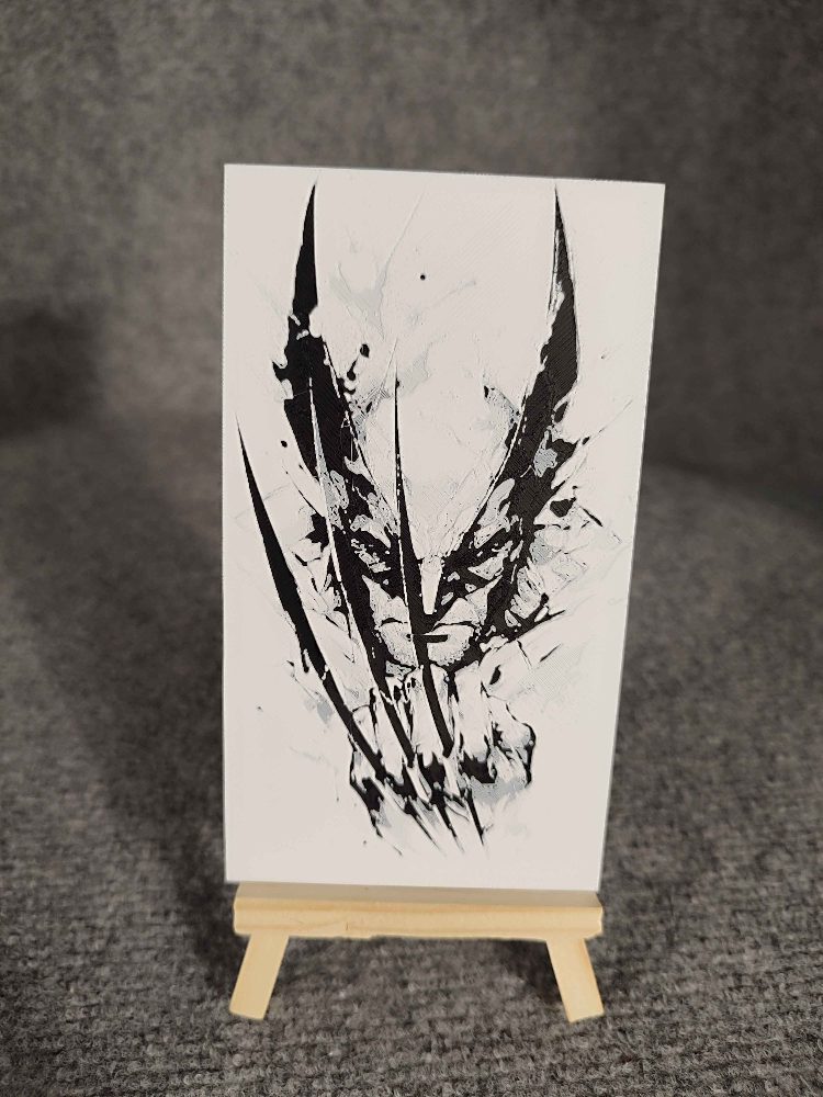 Marvel Wolverine Tableau 3D Collector "Wolverine" – Art Mural Marvel unique