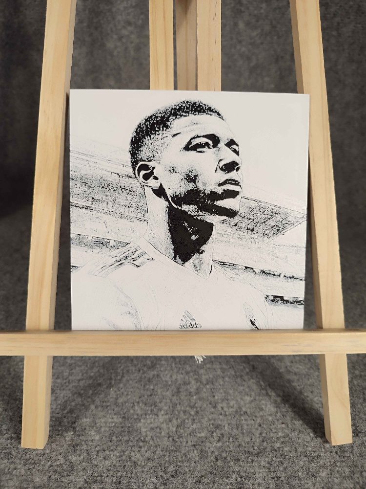 Kylian Mbappe Tableau 3D Collector "Kylian Mbappé" – Art Mural Foot Neuf