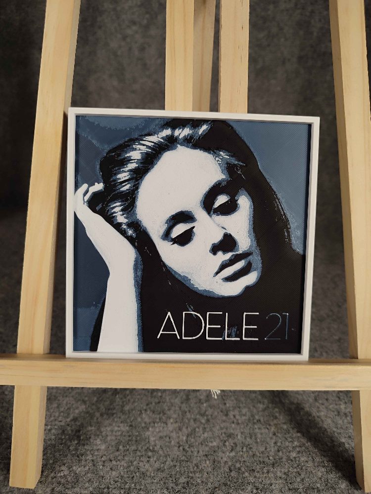 Adèle Tableau 3D Collector "Adele – 21" – Décoration Murale Musicale