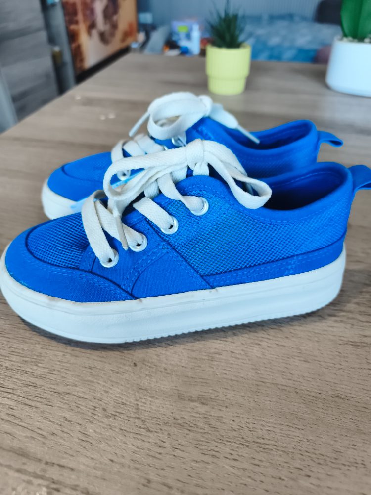 Okaïdi Baskets Okaïdi bleu et blanc pratique - taille 29.