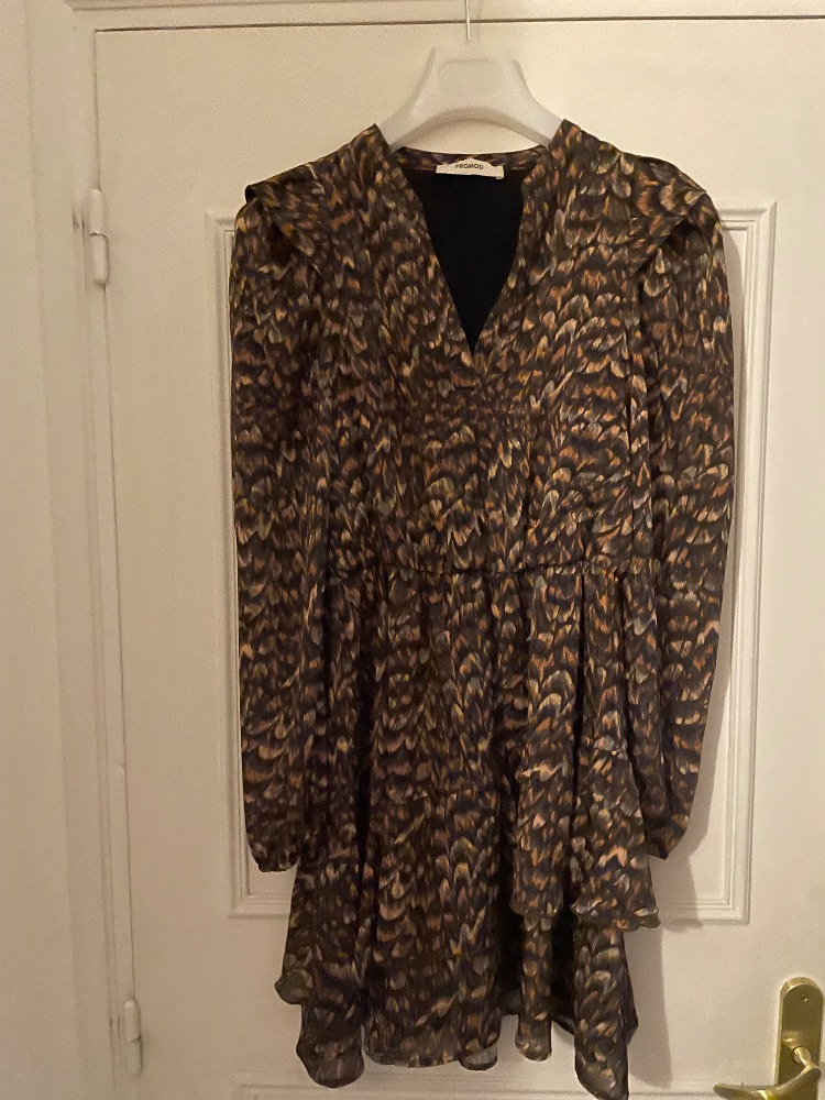Promod Robe Promod léopard marron