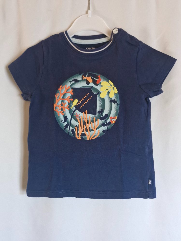 obaĩbi T-shirt manches courtes Obaïbi 12 Mois