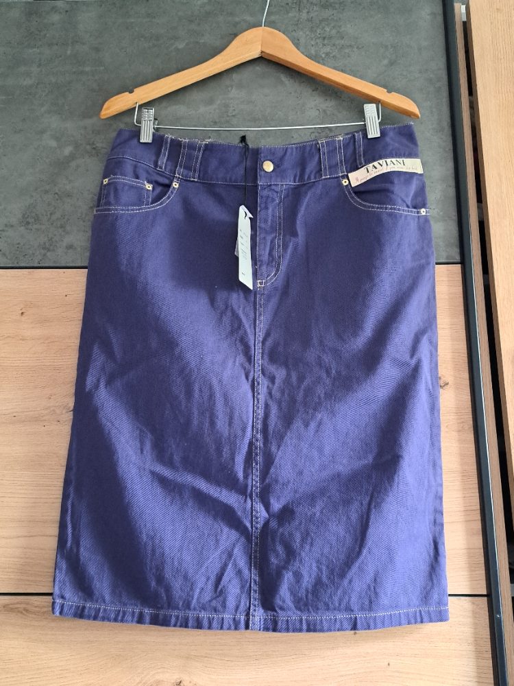 Taviani Jupe en denim Taviani bleu marine