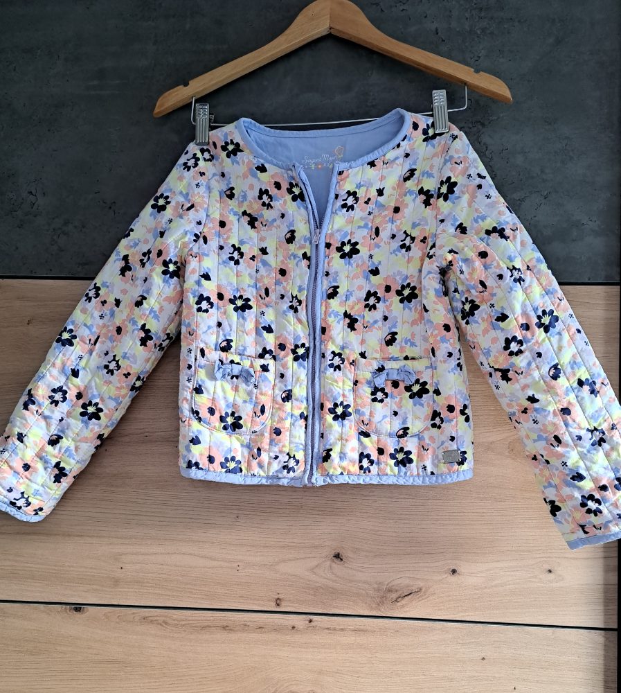 Sergent Major Veste matelassée  fille fleurs multicolores