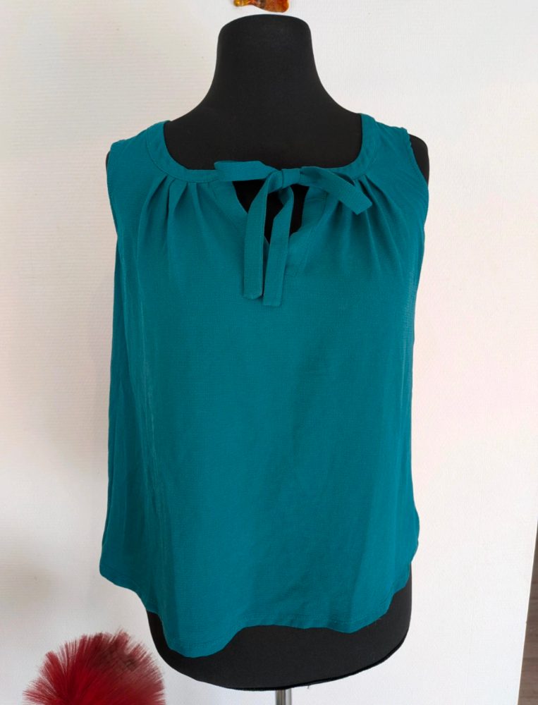 Naf Naf Blouse bleue canard