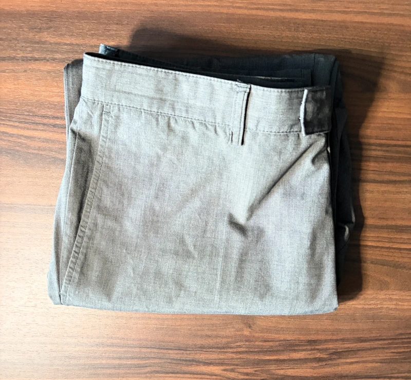 hugo boss Pantalon Hugo Boss Chuck-W gris chiné 100% coton taille 54 / XL