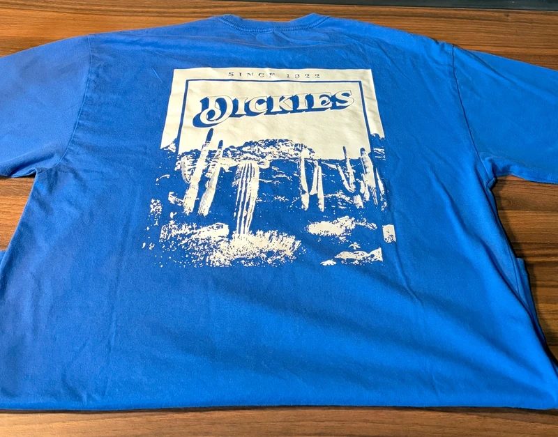 dickies T-shirt Dickies bleu Taille S en très bon état avec logo imprimé 100% coton