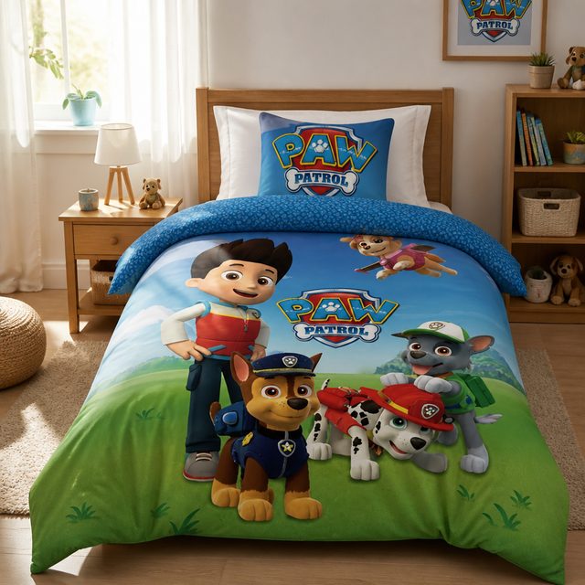 Paw Patrol Parure de lit Paw Patrol enfant 1 personne