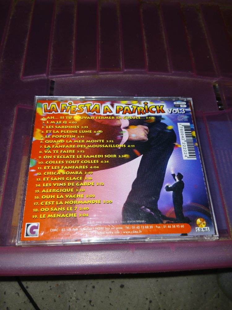 Sans marque La Fiesta à Patrick Vol.3 - CD compilation