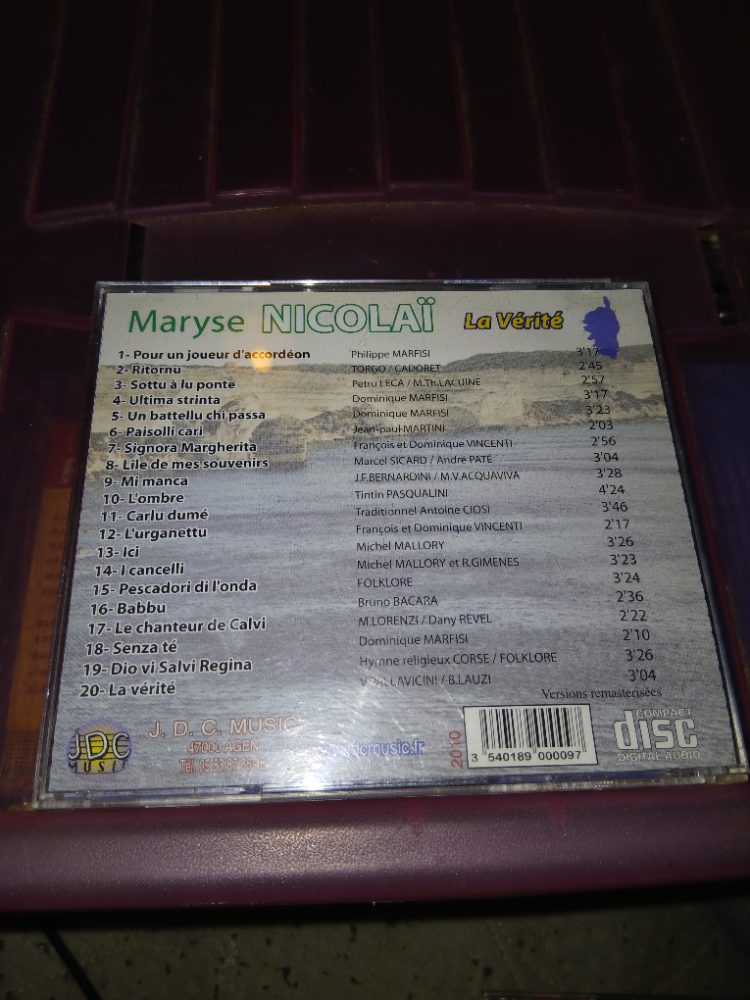 J.D.C. Music CD Maryse Nicolaï - La Vérité