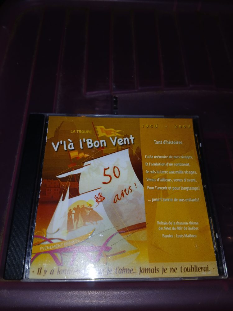Sans marque CD La Troupe v'là l'Bon Vent - 50 ans