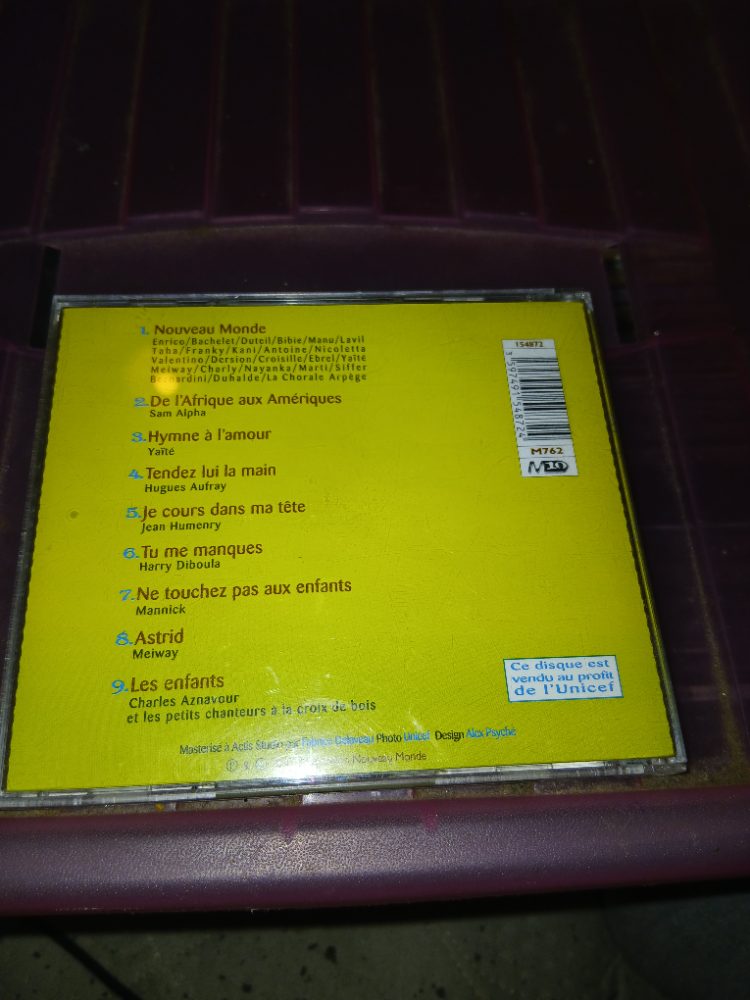 Sans marque CD Nouveau Monde - Compilation Unicef