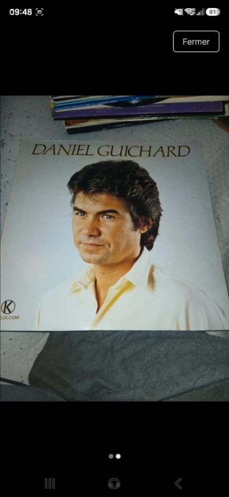 K Records Disque vinyle Daniel Guichard
