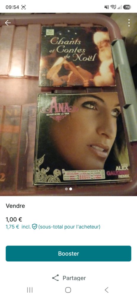 Sans marque Lot 4 CD : Chants et Contes de Noël, Anas, Georges Brassens, Piano 2