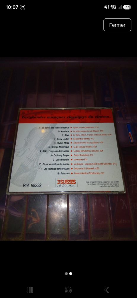 3 Suisses Coffret CD 3 Suisses - Cinéma 100 ans