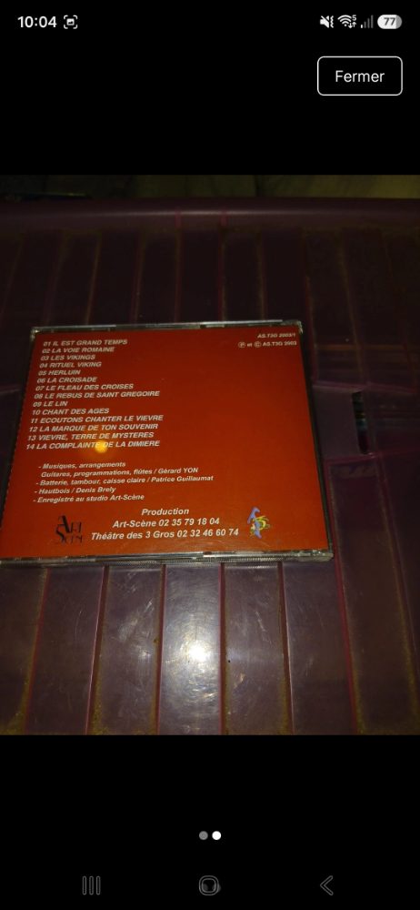 Sans marque CD Vivore Terre de Mystères - Loisirs & Culture