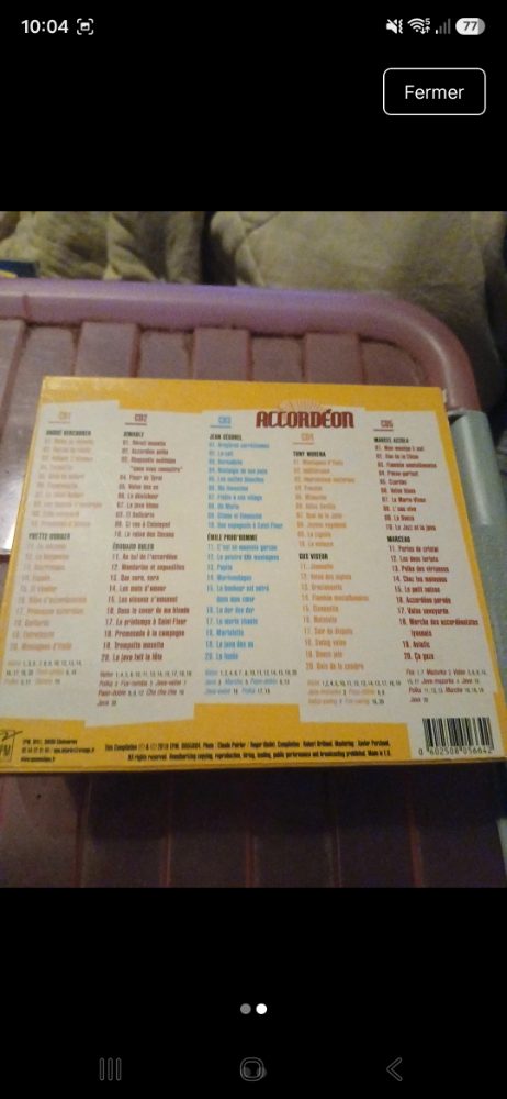 Sans marque Accordéon vintage - Disque vinyle 33T