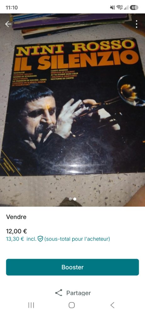 Philips Nini Rosso - Il Silenzio - Vinyle