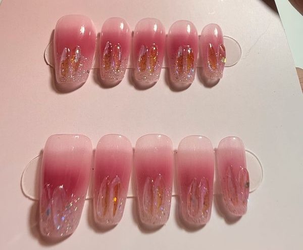 Sans marque Faux ongles réutilisables (Press-on Nails) - Taille S - Neufs