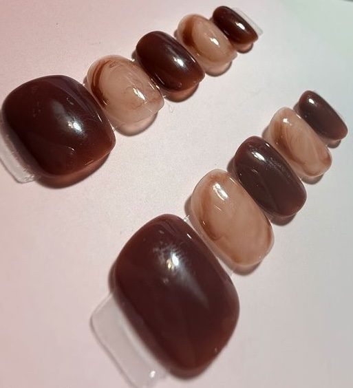 Sans marque Faux ongles réutilisables (Press-on Nails) - Taille S - Neufs