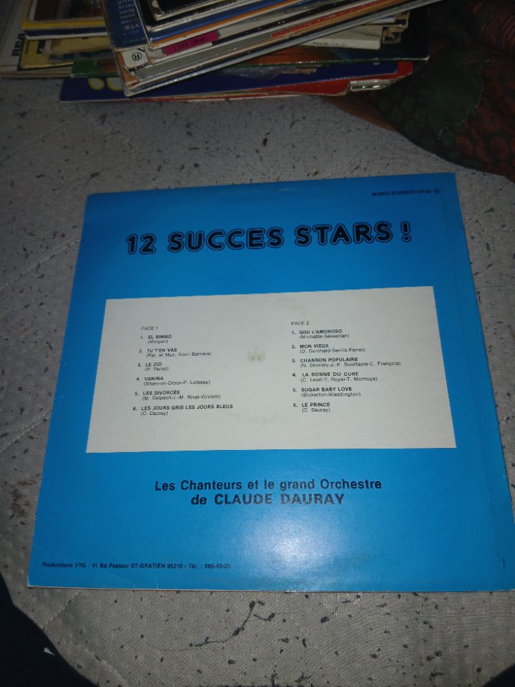 Sans marque Vinyl 12 Succès Stars - Claude Daubray