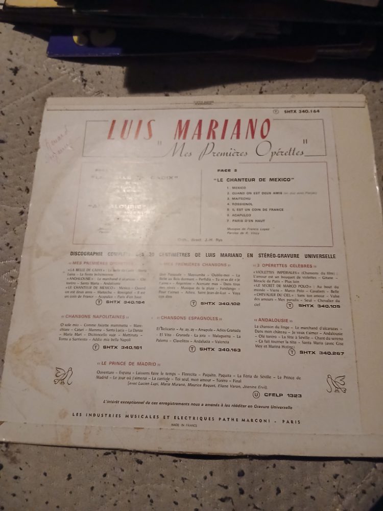 Luis Mariano Luis Mariano - Mes Premières Opérettes - Vinyle