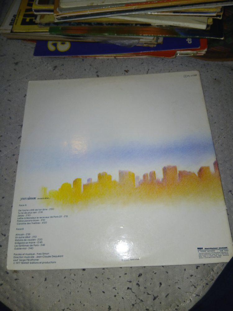 Yves Simon Yves Simon - Un autre désir (Vinyle)